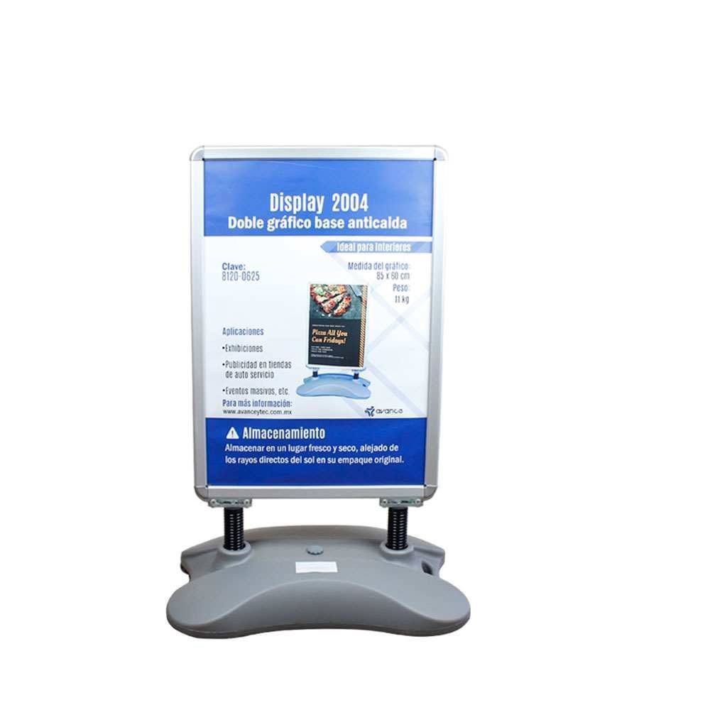 Display Doble Gráfico Anticaída A1 para Publicidad Modelo 2004