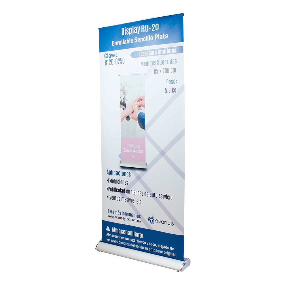 Display Enrollable Sencillo para Publicidad Modelo RU20-1